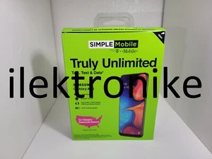 Brand NEW Samsung Galaxy A20 Simple Mobile Prepaid Smartphone - Picture 1 of 3