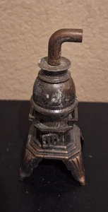 Vintage Durham Industries 70er Jahre Topf Bauch Koch Holzofen Artikel #5473 Metallguss - Bild 1 von 4