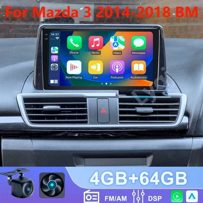9''For Mazda 3 2014-2018 BM Wireless Carplay Android Auto Head unit Car Radio - Image 1 of 4