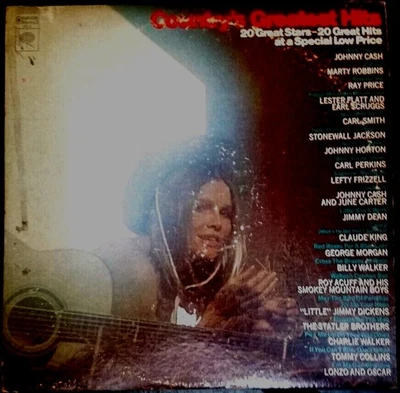 Country's Greatest Hits With Johnny Cash, Ray Price & Many More! Columbia Stereo - Image 1 of 3