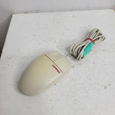 Compaq PS/2 Trackball Mouse - Model M-S34 White - Image 1 of 4