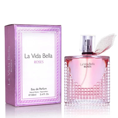 Perfume Fragrance La Vida Bella Roses 3.4 oz EDP Perfume for Women New In Box - Image 1 of 3