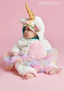 Posh Peanut Kleinkind Mädchen Einhorn Kostüm Eleanor Einhorn 2-teilig Halloween 6-9M - Bild 1 von 4
