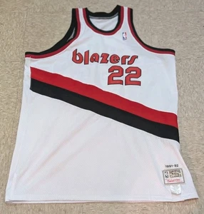 Portland Trail Blazers Clyde Drexler Basketball Jersey Mitchell & Ness, Size 56  - Picture 1 of 6