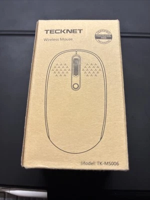 Tecknet Wireless Quite Mouse TK-MS006 Light Teal Beautiful New - Image 1 of 3