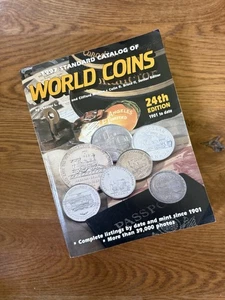 1997 STANDARD CATALOG OF WORLD COINS, 24TH EDITION By Chester L. Krause VG - Imagen 1 de 10