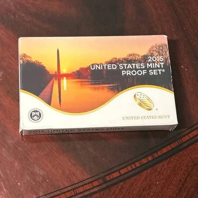 2015 Proof Set. Complete. U.S. Made CLAD 14 Coins total. - Image 1 of 4