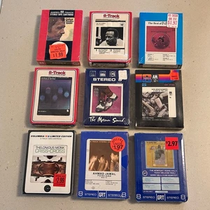 SEALED 8-Track Tape JAZZ Lot MILES DAVIS UK Donald Byrd GABOR SZABO Ahmad Jamal - Imagen 1 de 13