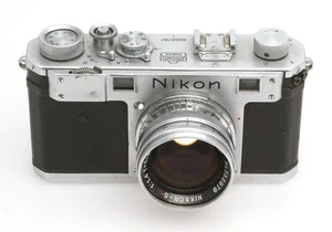 Cámara telémetro Nikon Nippon Kogaku Tokyo Nikon S con Nikkor-S·C 1,4/5 cm - Imagen 1 de 10