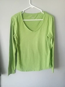 Camiseta Horny Toad verde para mujer talla mediana - Imagen 1 de 3