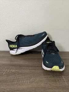 Hoka One One Mens Clifton 8 1121374 BCBT Blue Running Shoes Sneakers Size 14 2E - Bild 1 von 9