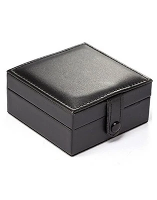 Caja de almacenamiento de exhibición de reloj de bolsillo de cuero PU de lujo  Foto 1 de 4