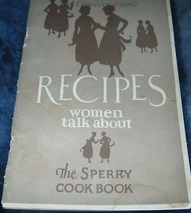 LIBRO DE COCINA SPERRYS Nº 9.  RECETAS MUJER HABLA DE ESPERMA DESDE 1852   - Imagen 1 de 10