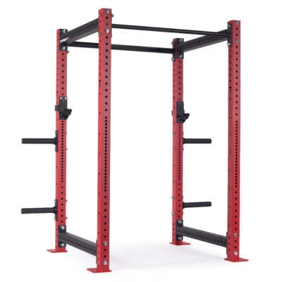 Titan Fitness X-3 Series 80" rack elétrico aparafusado vermelho, 36" profundidade - Imagem 1 de 4