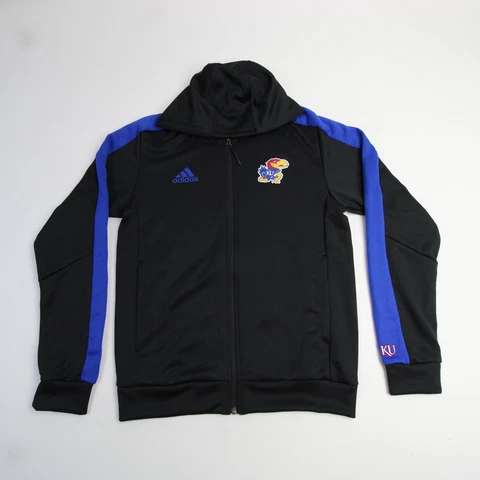 Kansas Jayhawks adidas Jacket Men's Black/Blue Used Cover