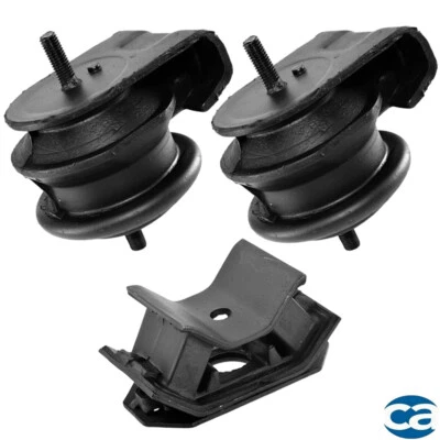 Soportes de motor delanteros diestros y diestros con montaje de transmisión trasera 3 piezas para Chevrolet Tracker 08-99 Foto 1 de 4
