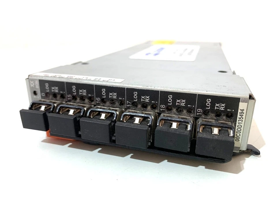 QLogic 20-Port 8 Gigabit FC Switch Module for IBM BladeCenter PN:44X1914 - Image 1 of 4