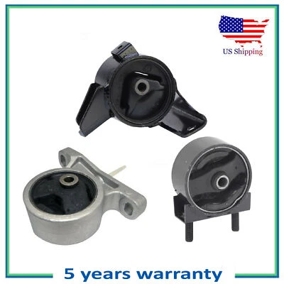 Set 3Pcs Engine Motor and Transmission Mount For 02-03 Suzuki Aerio 2.0L 2WD - Image 1 of 4