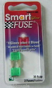 Littelfuse 11-1005 Smart Glow Blade Style MIN30 AMP Fuse - 2 Fuses 12v #54 - Picture 1 of 2