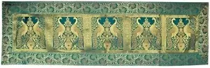 Table Runner Indian Handmade Silk Table Mats Silk Runner Wedding Silk Tapestry - Picture 1 of 2
