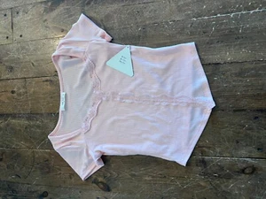 Girl’s Tank Top Camisole Caged Front Shirt Gray Size Medium Kids - Picture 1 of 2
