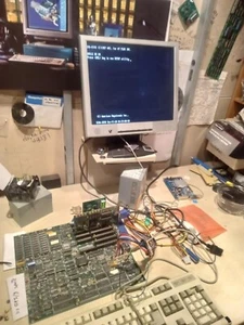 Vintage Everex STEP (EV-1806) 286 10 MHz Motherboard full size 512k RAM POSTS - Picture 1 of 9