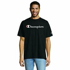 Champion Men's Classic Jersey T-Shirt, Black - 2XL