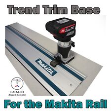 Trend Compatible Trim Router Base for use on Makita Guide Rail - INC P&P
