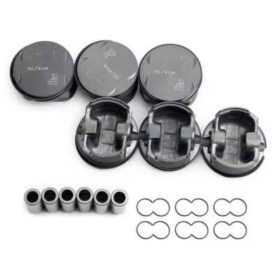 Juego de 6 pistones y anillos STD para BMW 330i 530i X5 Z4 E46 E53 E60 E85 M54B30 3.0T Foto 1 de 4