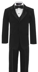 G210 Gino Giovanni Jungen formelle Kleider Platzanweiser Smoking Anzug Set - Bild 1 von 11