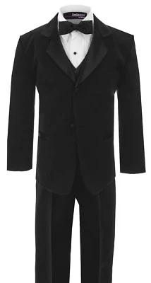 G210 Gino Giovanni Conjunto de traje de esmoquin formal para niños Foto 1 de 2