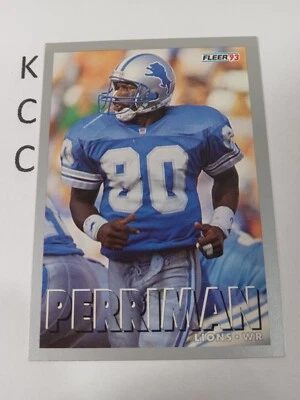 1993 Fleer - #429 Brett Perriman Detroit Lions - Image 1 of 2