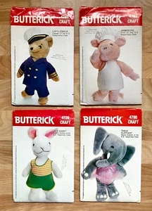Butterick SS HAPPY CREW Lote de 4 Patrones de Costura 4729 4780 4781 4782 SIN CORTAR - Imagen 1 de 2