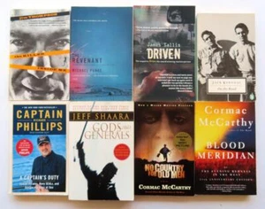 8x Trade Paperbacks Men's Action Crime Adventure Fiction & Non-Fiction Titles - Imagen 1 de 3