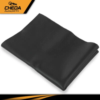 Новый виниловый чехол на сиденье мотоцикла квадроцикла скутера ткань глянцевый матовый черный -24 дюйма x 36 дюймов - Изображение 1 из 4