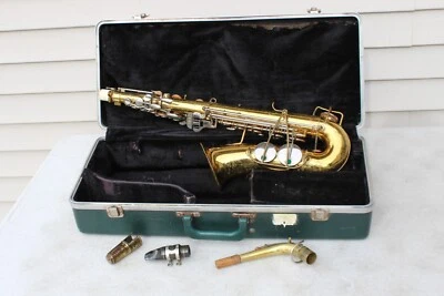 Saxofón alto Selmer Bundy EE. UU. de colección con estuche rígido original # 458692 1965-1970 PROBADO Foto 1 de 4