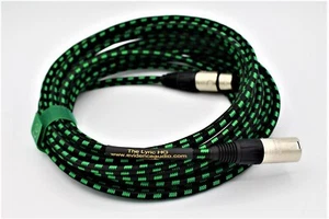 10' XLR Microphone Cable ~ EA Lyric HG 10 foot Gold or Nickel XLRs ~ FREE BAG - Picture 1 of 2