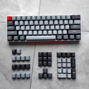 Retro Gray Style Dolch PBT Doubleshot Keycap Set OEM for Mechanical Keyboards - Picture 1 of 8