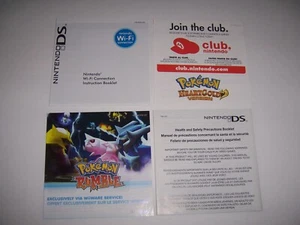 Insertos / Folletos para Pokemon HeartGold Nintendo DS Auténtico (SIN JUEGO) - Imagen 1 de 1