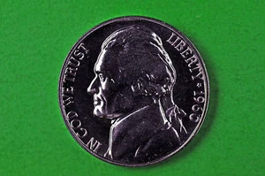 1960 Jefferson Nickel Brilliant US GEM Proof Coin - Picture 1 of 1