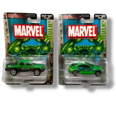MARVEL (Lot of 2) HULK Hunt Maisto Chevrolet Avalanche Chrysler Pronto Cruizer - Image 1 of 4