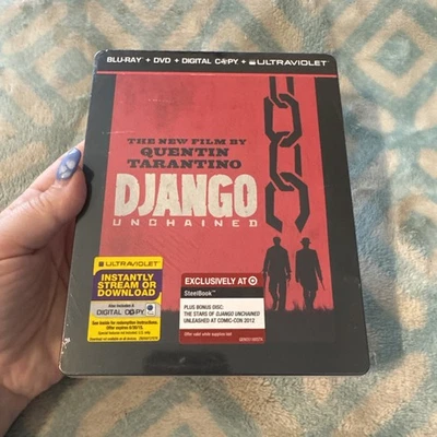 NEW** READ!! Django Unchained Target Exclusive Steelbook Blu-Ray - Image 1 of 4