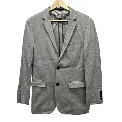 Auténtica chaqueta para hombre Burberry Black Label - D1E10-100-06 de algodón gris claro Foto 1 de 4