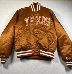 Vintage Texas Longhorns Jacke Erwachsene Large orange Starter NCAA College Herren 90er - Bild 1 von 14