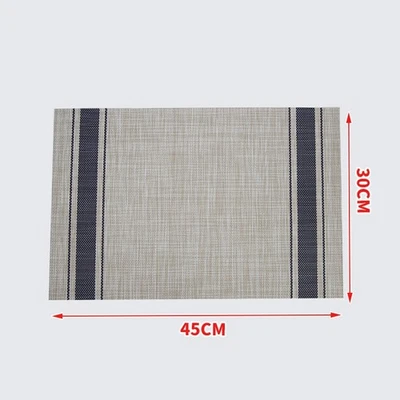4pcs Elegant Rectangular Placemats Heat Resistant for Table Protection - Image 1 of 4