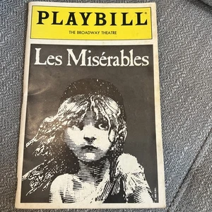 LES MISERABLES, PLAYBILL, JULI 1987, THE BROADWAY THEATRE - Bild 1 von 5