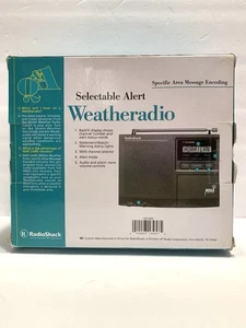 Vintage NEU RadioShack Wetterwarnung Radio: Modell 12-250 wählbar NOAA - Bild 1 von 7