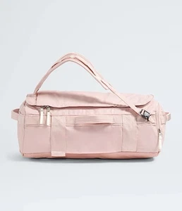 The North Face Base Camp Voyager Duffel Bag Backpack 32L Pink Moss White - Picture 1 of 12
