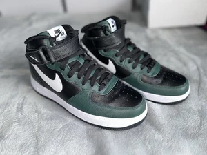 Nike Air Force 1 Mid ‘Nike By You’ ID Black Green White Men's UK 7 - Exclusive - Picture 1 of 7