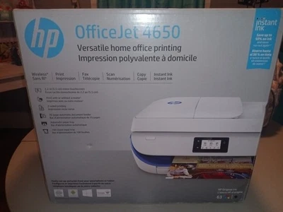 NEW Sealed HP OfficeJet 4650 Wireless All-in-One Printer White - Image 1 of 2